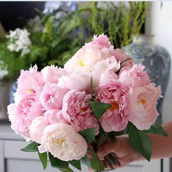 造花 芍薬 牡丹 ブーケ フェイクフラワー アートフラワー ピンク系 ホワイト系 クリームイエロー 北欧インテリア