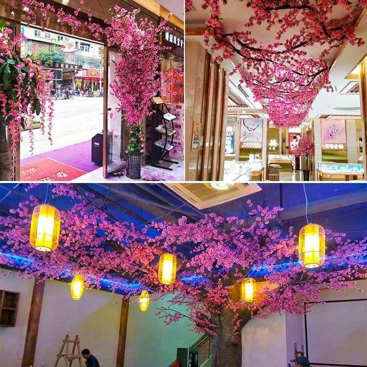 造花 桃の花 桜 枝 腊梅 プラスチック インテリア 飾り リビング 室内