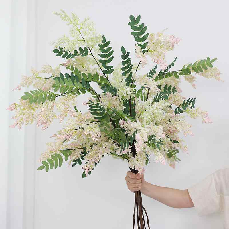 造花 槐の花 欧風 ブーケ 結婚式 ディスプレイ ホームデコレーション インテリア 写真撮影