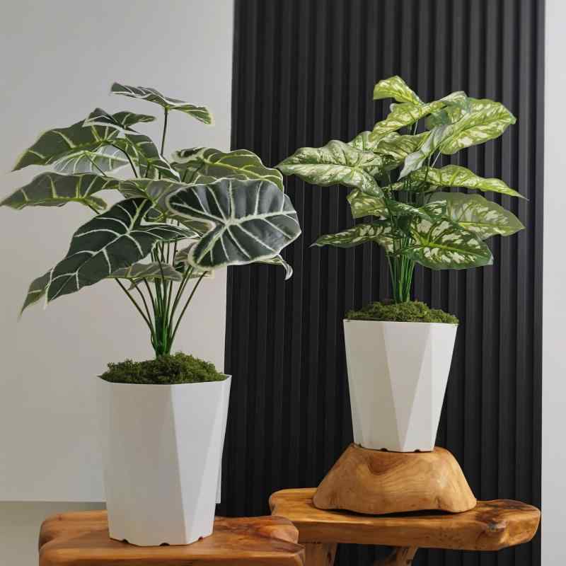 造花 観葉植物 フェイクグリーン 人工観葉植物 葉 束 室内 玄関 リビング 寝室 庭 黄緑 リアル 枯れに..