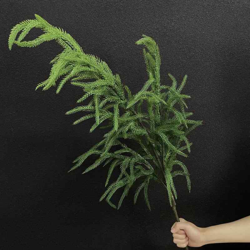 造花 柳絮 森ガール 結婚式 ウェディング ブライダル装飾 撮影用 道具 インテリア プラスチック グリーン(x2)