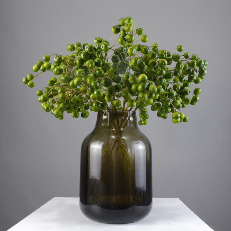 造花 フェイクベリー サンザシ ナナカマド トウネズミモチ インテリア 飾り(x2)