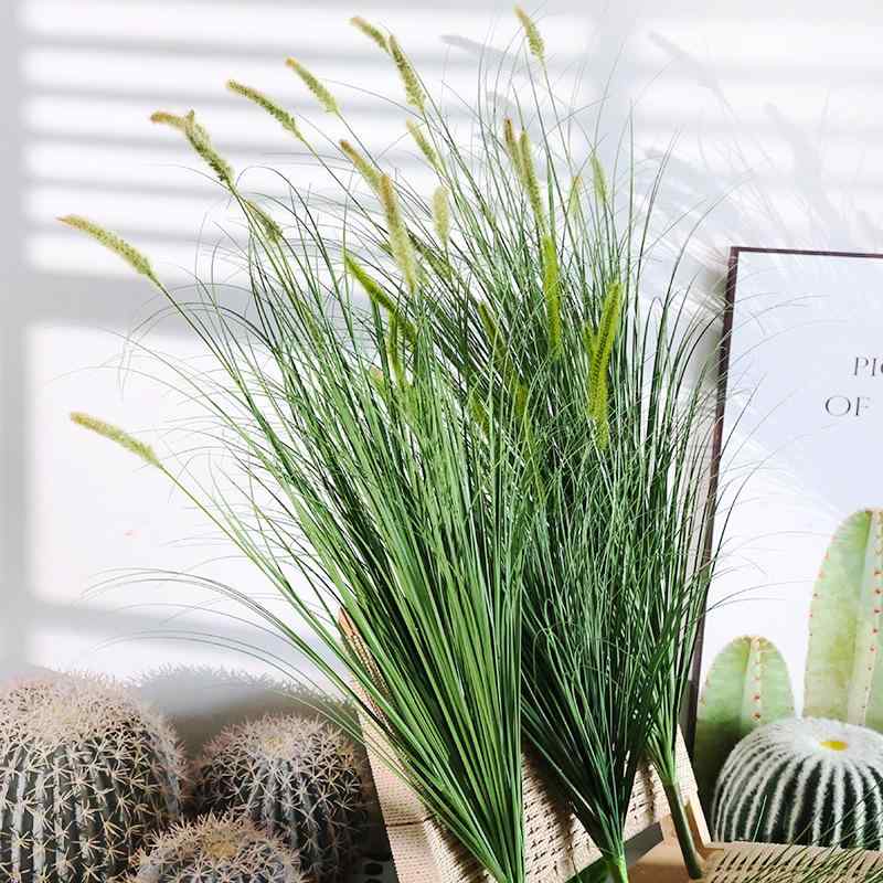 造花 芦苇 ドッグテールグラス フェイクグリーン インテリア リビング 会所 ショーウインドウ 装飾