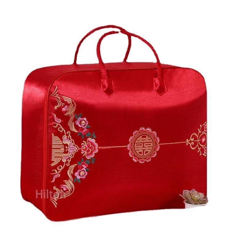 収納袋 ブライダル布団収納バッグ 婚礼布団バッグ 和柄ふとん収納ケース キルトバッグ オックスフォー..