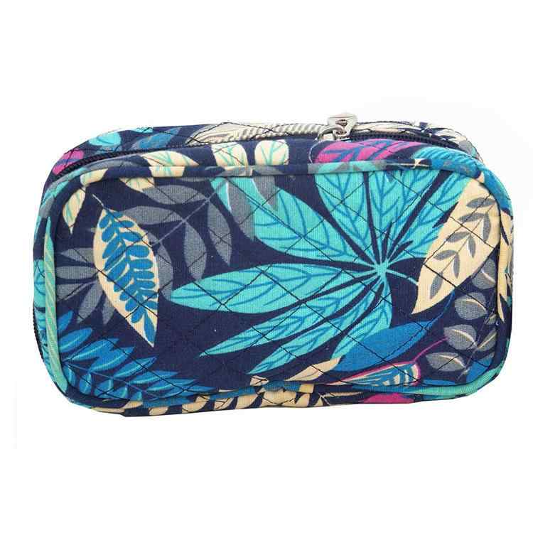 化粧ポーチ レディース メンズ アロマオイルケース 5ml 10ml 15ml 精油 携帯 整理 EVA 軽量 コンパクト 楓柄(x10)