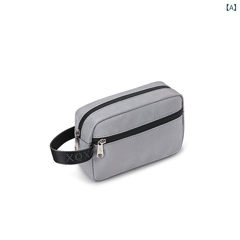 洗漱用品バッグ 多機能 化粧ポーチ ナイロン 防水 撥水 旅行用 出張 ビジネス 通勤 深空グレー 曜石ブラック 藏青 ピンク系(x5)