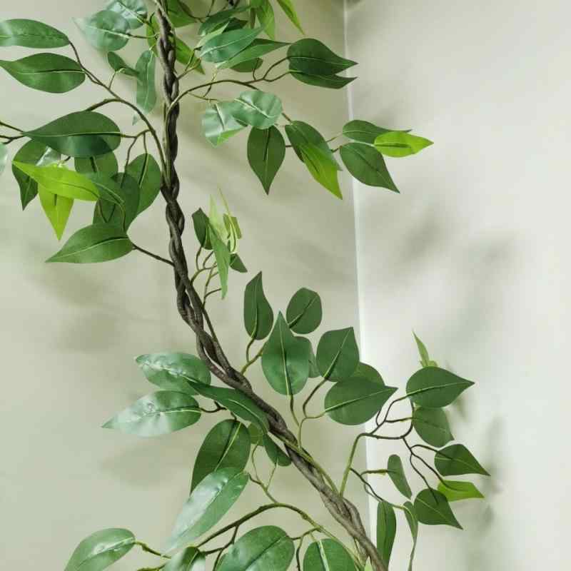 緑 प्लांटウォール フェイクグリーン 蔓 卸売 客間 大型 ガジュマル 人工 壁掛け フェイクつる 常緑 プラスチック製 グリーン 葉 背景