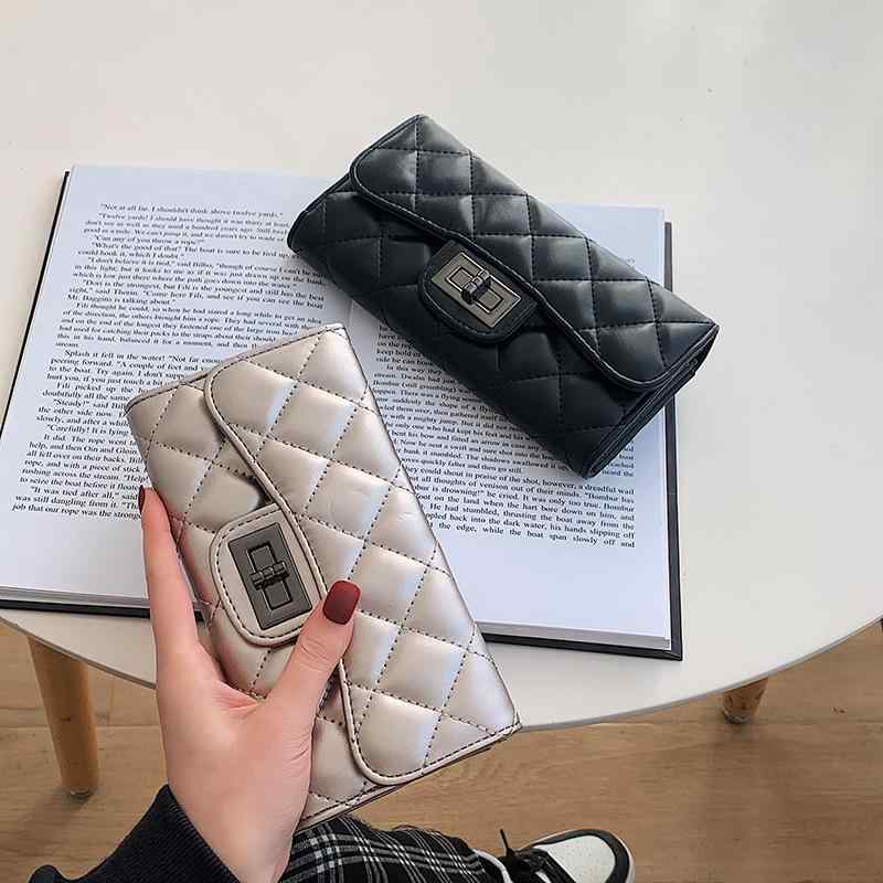 財布 レディース 三つ折り ミニ財布 キルティング ウォレット 小銭入れ付き ブルー ブラック ピンク系 ..