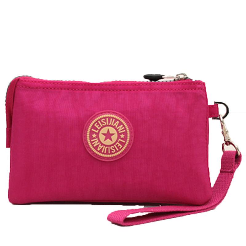 財布 レディース 女性用 カジュアル 手持ち バッグ オックスフォード布 スマホ 零れ落ち防止 ラウンド..