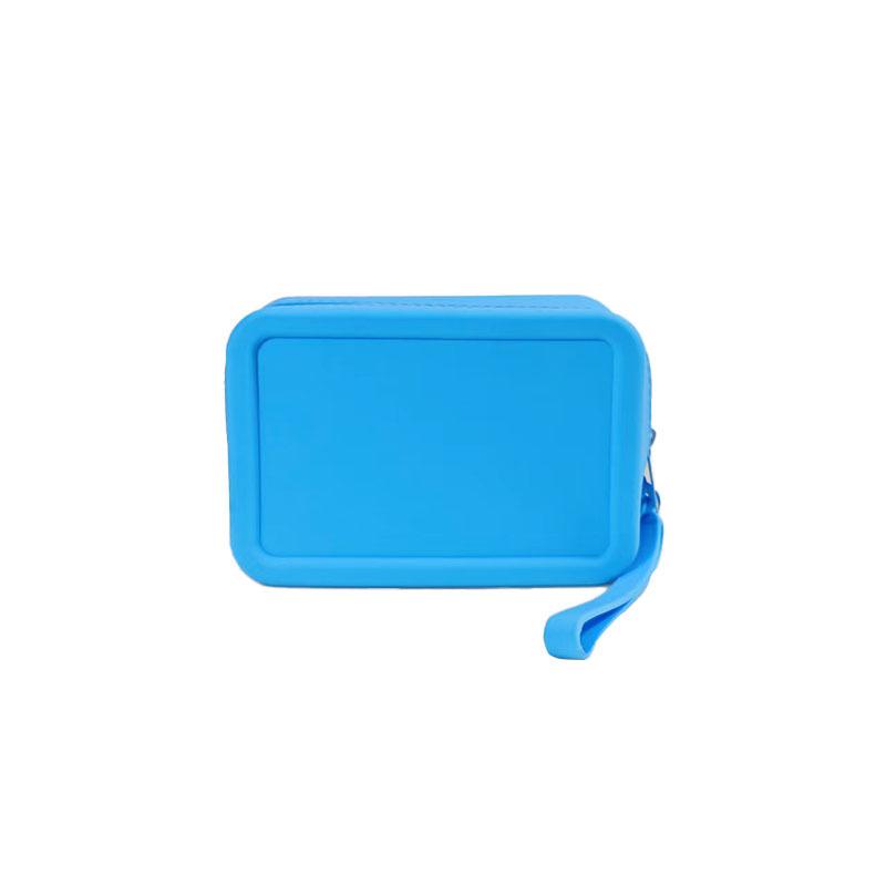 ポーチ レディース メンズ シリコン製 ミニ スクエア型 小物入れ 化粧ポーチ 持ち運び可能 ブラック ネ..