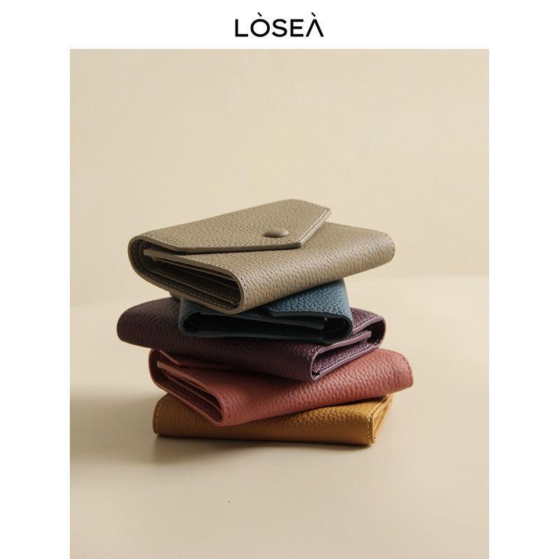 財布 レディース 革 ミニ財布 カードケース コインケース ウォレット 大象グレー 生姜色 スイカレッド ..