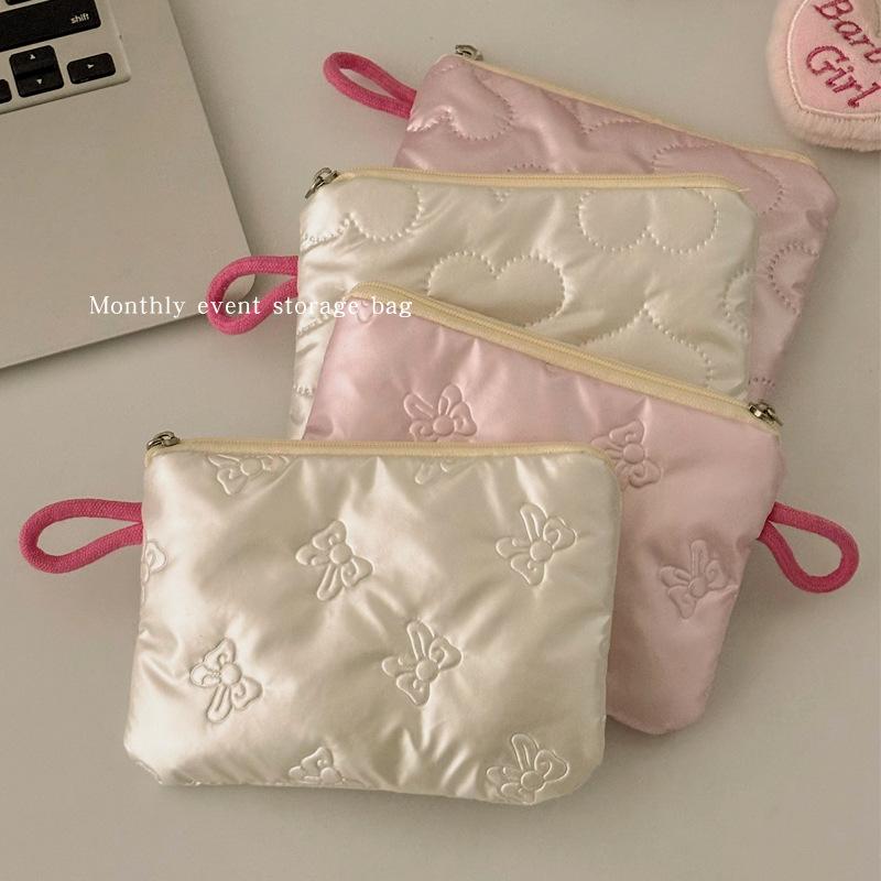 化粧ポーチ レディース ミニ かわいい 携帯用 収納袋 小物入れ 零銭入れ サニタリーポーチ バニティポ..