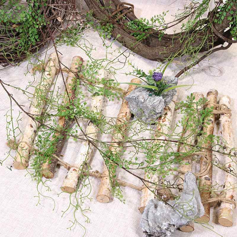 造花 120cm 黒骨芒藤 フェイクグリーン インテリア ディスプレイ デコレーション(x20)