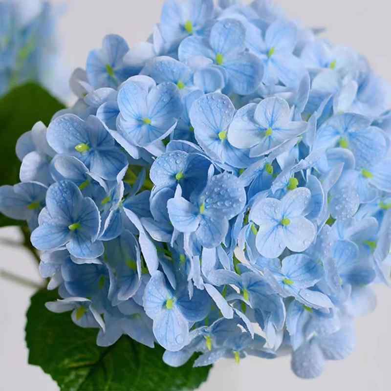 造花 アジサイ ブーケ 結婚式 パーティー 会場装飾 写真撮影 撮影道具 フラワー 白 ホワイト ピンク イエロー オレンジ ブルー グリーン(x2)