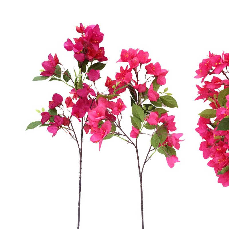 造花 人工観葉植物 ブーゲンビリア フラワー フェイクフラワー 撮影用小物 結婚式 パーティー イベント ディスプレイ インテリア ピンク系 レッド系 78cm