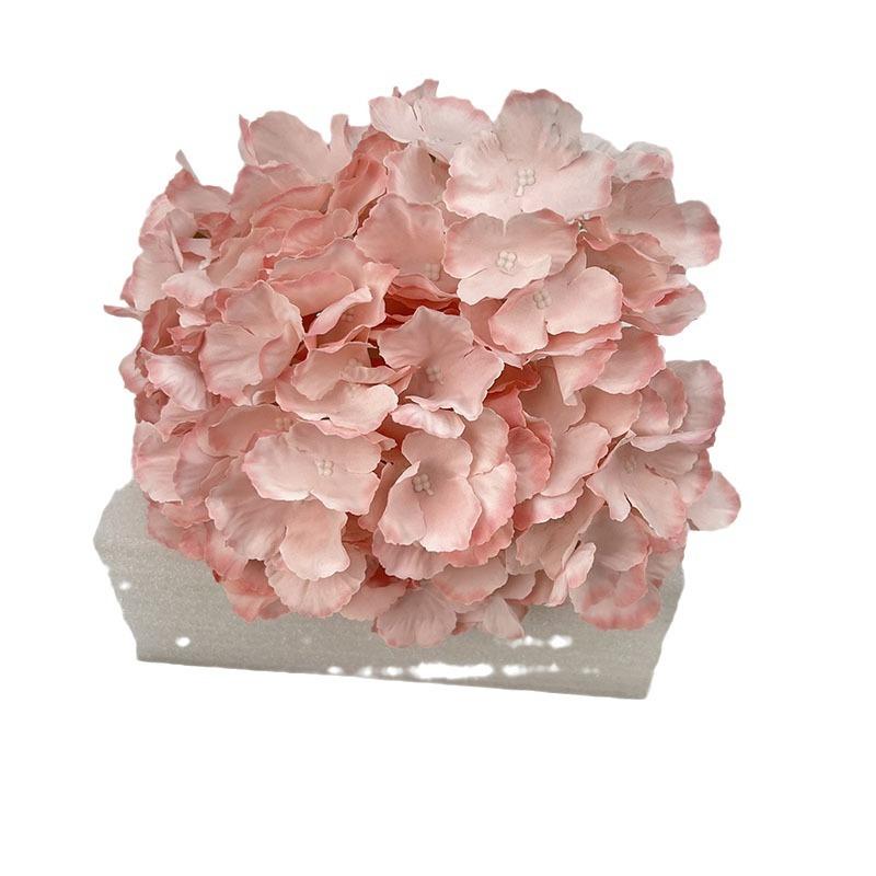 造花 アジサイ 5本立て ブーケ हाइड्रेंजिया искусственные цветы ホテル ウェディング パーティー アーチ装飾 花材 白/シャンパン/ピンク系/紫/緑/青(x10)