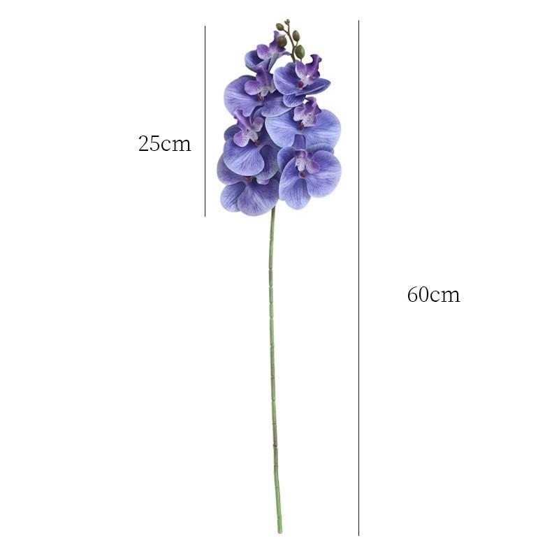 造花 蝶蘭 7本立て 式 結婚式 ホテル ディスプレイ用品 写真撮影 ホームデコレーション(x2)