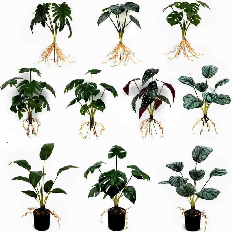 グリーン 観葉植物 フェイクグリーン 人工 盆栽 造花 水栽培 インテリア デコレーション 飾り付け 撮影..