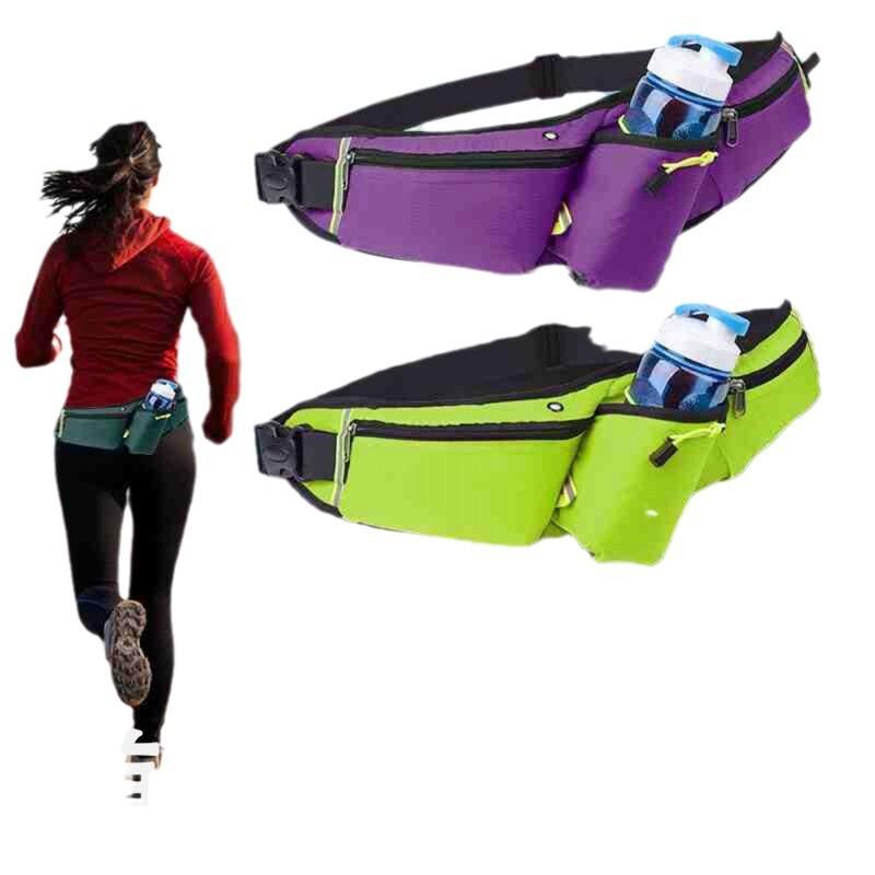 スポーツ用ウエストポーチ 男性用 女性用 ランニング ジョギング 撥水 速乾 旅行 サイクリング ヨガ 散..