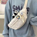 ショルダーバッグ レディース インス 日系 キャンバス 自転車 鞄 韓国 学生風 プリント PU 日常使い