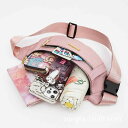 斜めがけバッグ レディース 女性用 韓国 オックスフォード 防水 ショルダーバッグ ウエストバッグ 多層 ブラック ピンク系 イエロー グリーン ブルー 日常使...