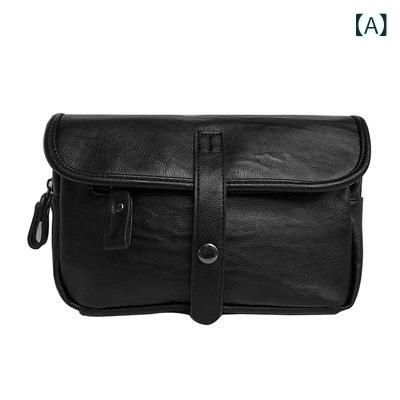 ボディバッグ 男性用 鞄 PUレザー 防水 アーバン ミニショルダーバッグ 斜めがけ 無地 ブラック 格子柄..