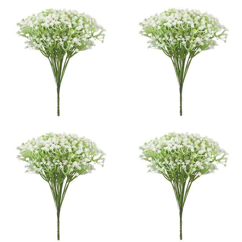 造花 満天星 緑白 纯白 結婚式 ウェディング ブーケ 撮影道具 インテリア(x10)