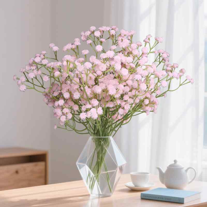 花束 造花 満天星 黄色 赤 オレンジ ピンク 白 水色 紫色 青 室内 リビング ウェディング ブーケ 飾り(x30)