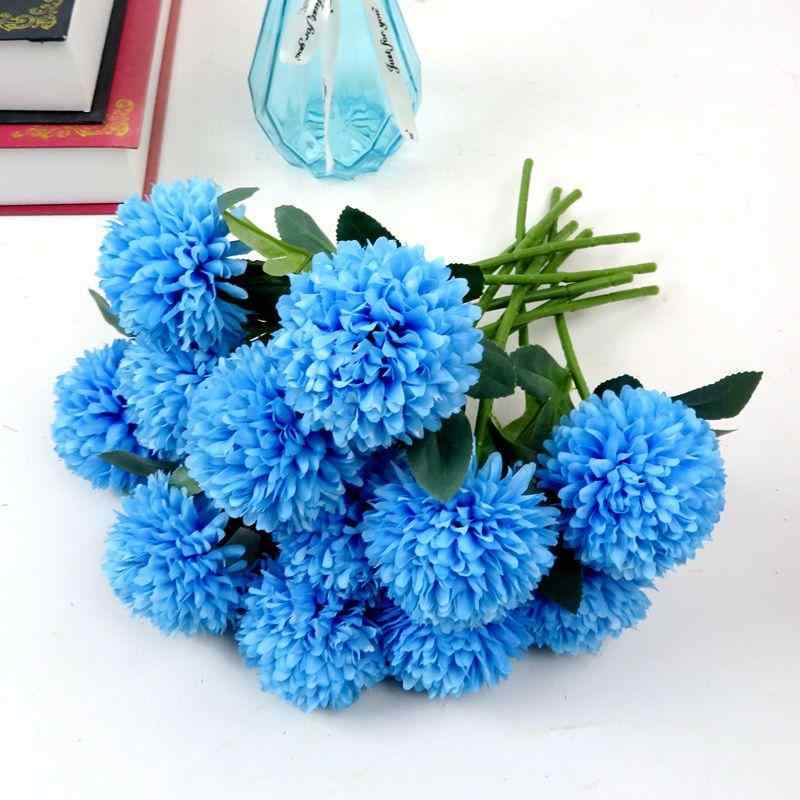 造花 卓上 乒乓菊 デージー ポンポンマム 絹花 撮影用小物 インテリア装飾 模様替え ディスプレイ アレンジメント 赤 ピンク系 白 青 紫 オレンジ 雛菊
