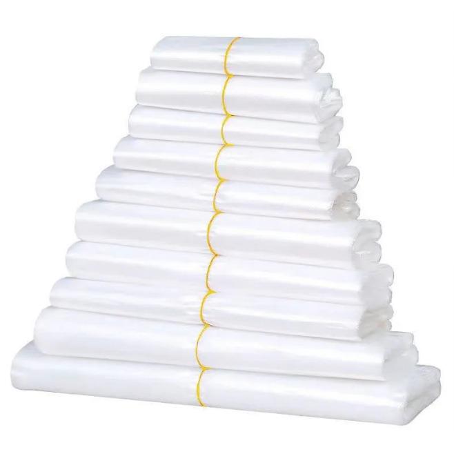 ビニール袋 小分け袋 ギフト袋 包装袋 パッケージ袋 厚手 白 各種サイズ(x100)