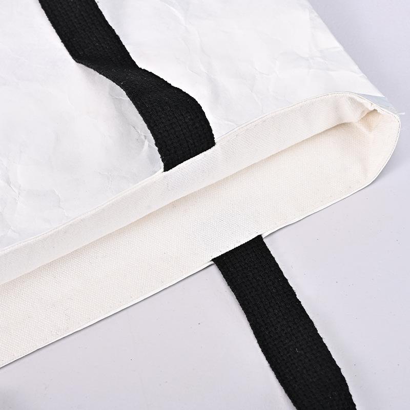 トートバッグ レディース メンズ 撥水 紙袋風 エコバッグ ショッピングバッグ リサイクル 洗える 軽量 大容量 普段使い(3)