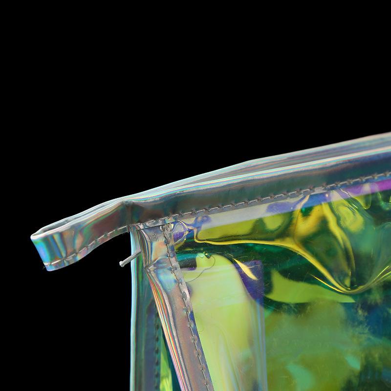 化粧ポーチ レディース PVC レーザー加工 防水 コスメポーチ メイクアップ 化粧品 包装 鞄 バッグ ファ..