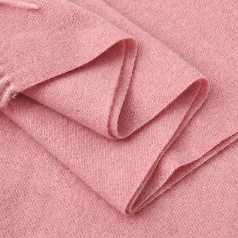 マフラーレディースメンズ秋冬無地シ...