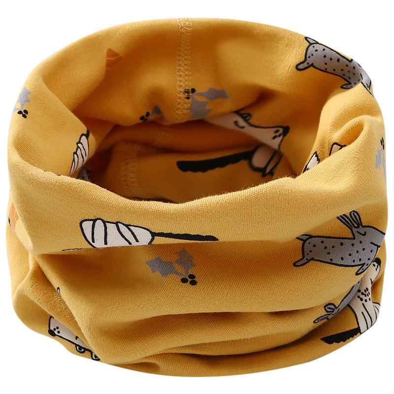 ネックウォーマー キッズ ベビー 子供用 綿 防風 防寒 春秋冬 男女兼用 白 牛柄 アボカド柄 ウサギ柄 ..