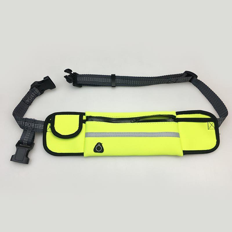 ペット用リード 多機能ウエストベルト ランニング 伸縮性 調整可能 牽引ロープ ウエストポーチ付き ポ..