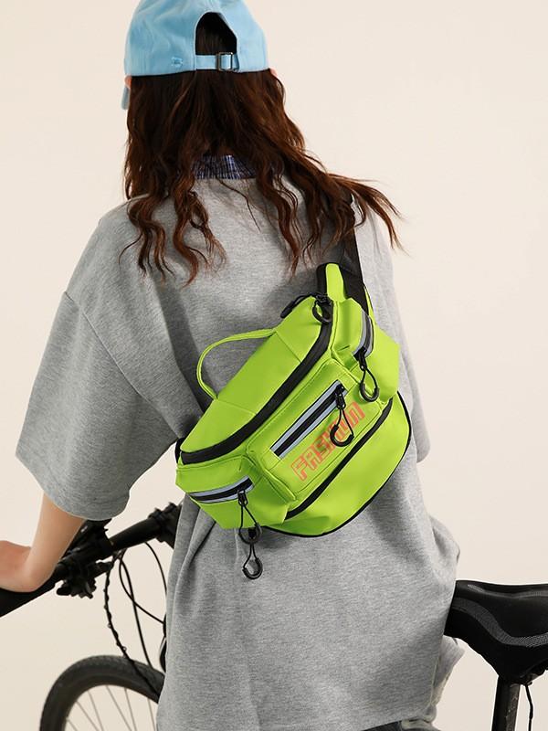 バイク用 ウエストバッグ バイク用 胸バッグ 防水 サイクリング バックパック 斜めがけバッグ カジュア..