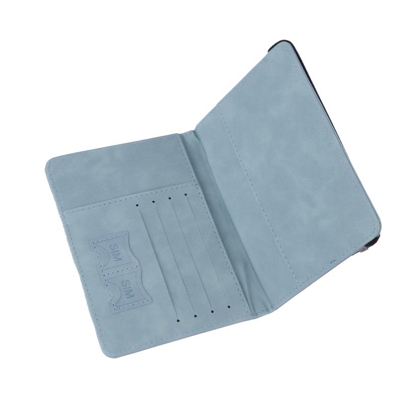 カードケース レディース メンズ パスポートケース PUレザー 多機能 カード入れ 航空券 札入れ トラベルウォレット ブラック グレー ピンク スカイブルー(...