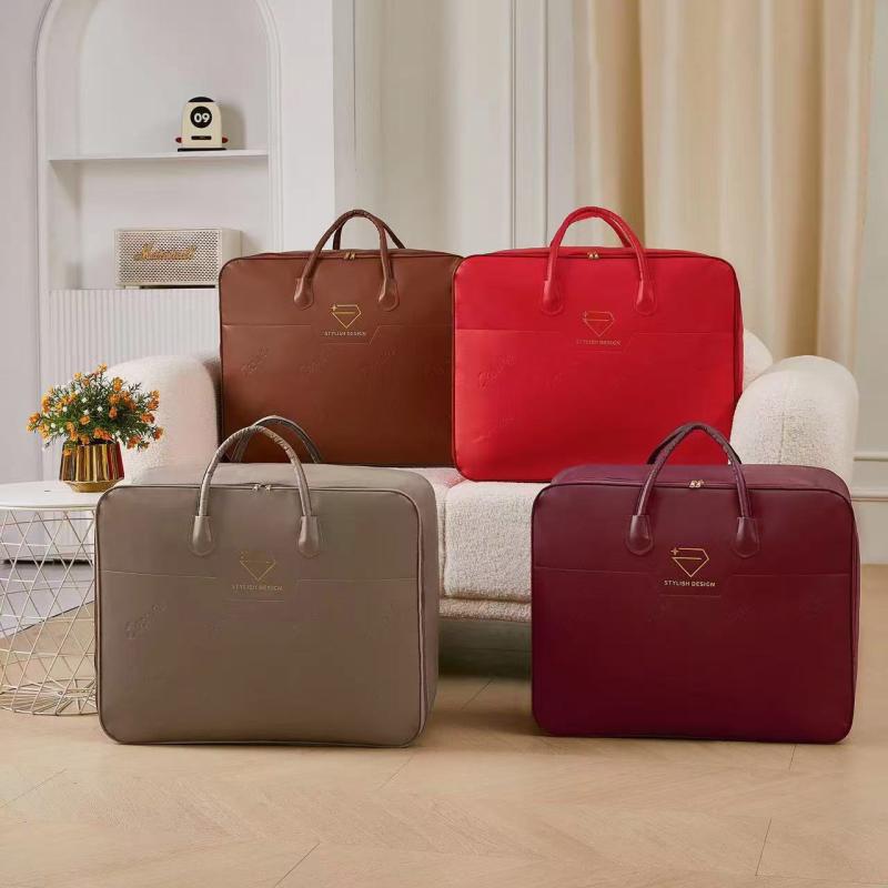 布団収納袋 春秋 布団 バッグ 不織布 収納ケース 持ち手付き(x50)