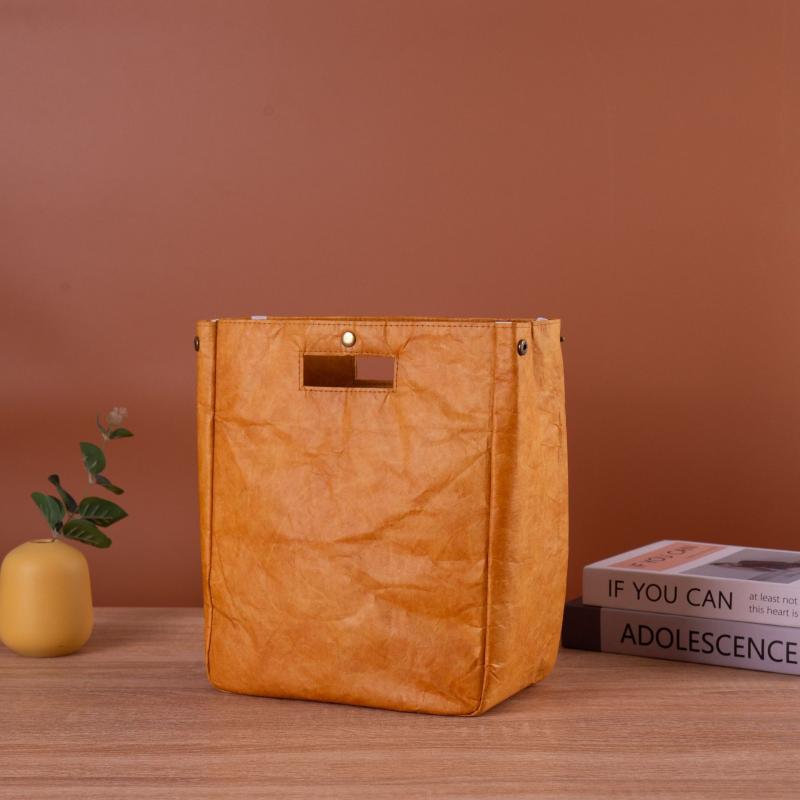 トートバッグ レディース メンズ ギフト 洗える クラフト紙 鞄 肩掛け(x50)