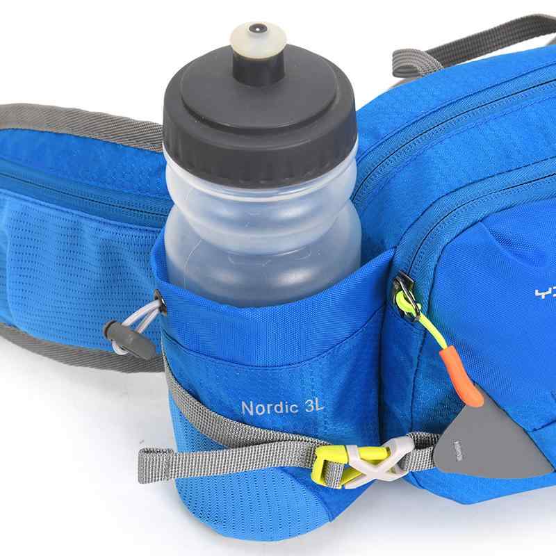 スポーツ腰包 ランニング 登山 ウエストバッグ ジョギング マラソン 撥水 軽量 ナイロン製 複数ポケッ..