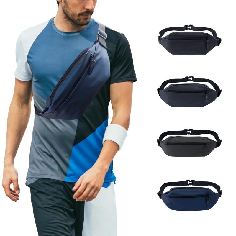 ウエストバッグ 男性用 女性用 防水 撥水 スポーツ アウトドア 斜めがけ ボディバッグ カジュアル 軽量..