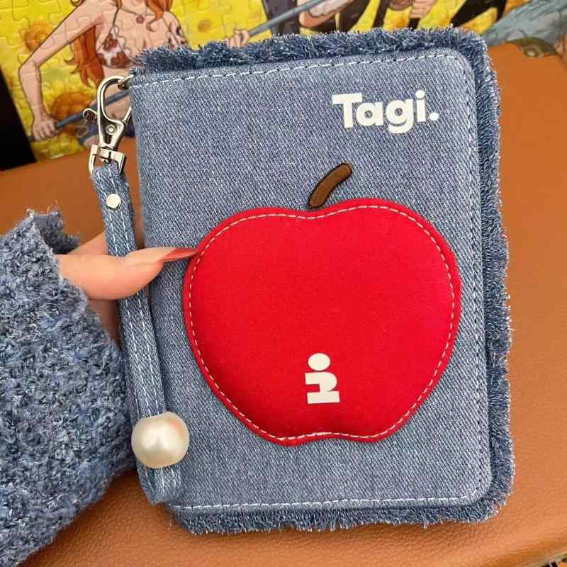 パスポートケース レディース メンズ 男女兼用 旅行用品 カードケース デニム ブルー 収納ケース