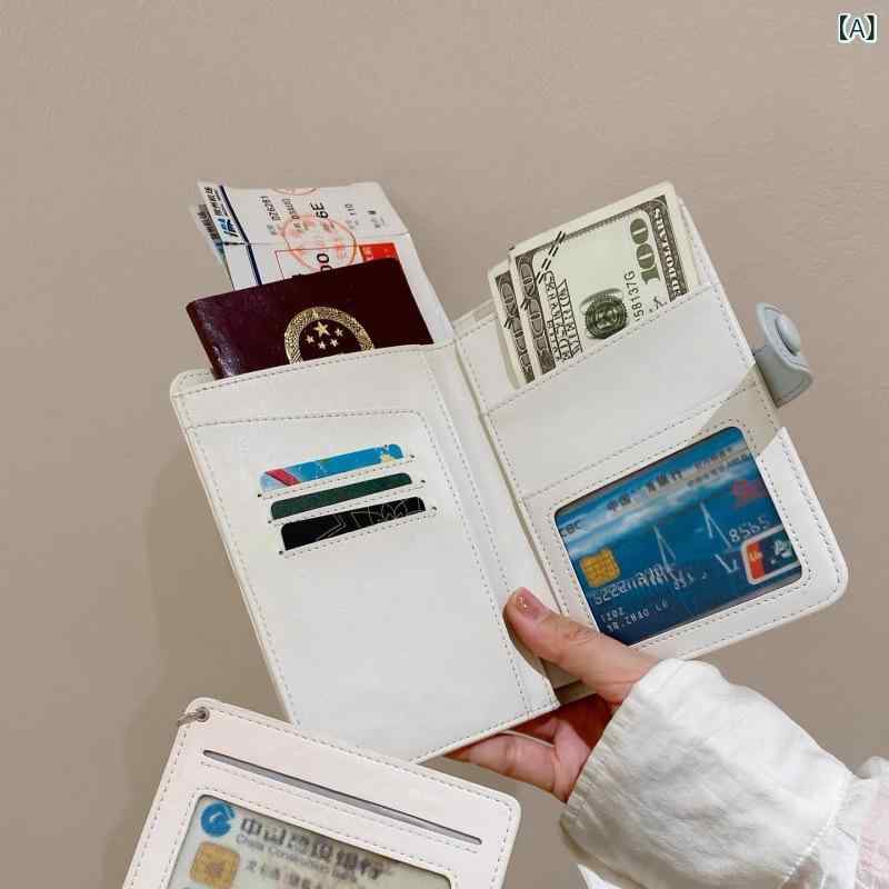 パスポートケース レディース 旅行用 チケット カード収納 かわいい 犬柄 スキミング防止