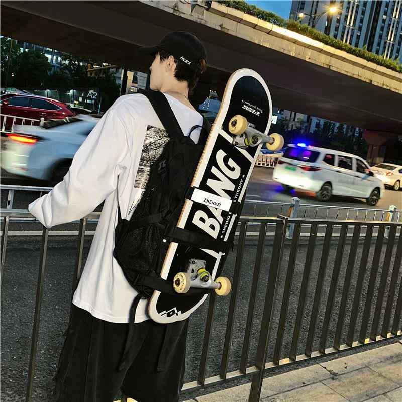 リュックサック 大容量 メンズ レディース スクエア 帆布 キャンバス 韓国 通学 通勤 旅行 トラベル ストリート(4)