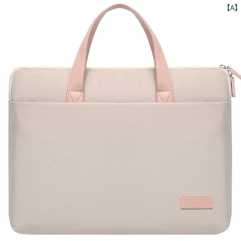 パソコンバッグ 薄型 メンズ レディース 兼用 防水 耐摩耗 2WAY 撥水 ショルダーバッグ 133インチ 14インチ 156インチ 161インチ 無地 カ－キ ネイビー グレー(4)