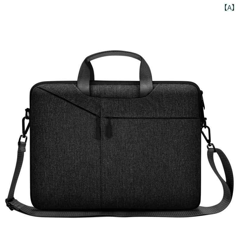 リモコンタウンエコ 楽天市場店のパソコンバッグ ビジネスバッグ メンズ レディース 兼用 斜めがけ 15インチ 撥水 耐摩耗性 衝撃吸収 収納可能 通勤 出張｜アングル2