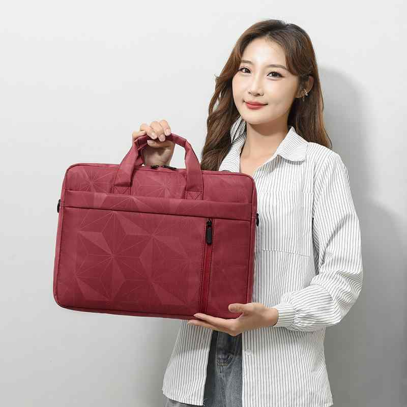 ビジネスバッグ メンズ レディース 兼用 撥水 オックスフォード 通勤 手提げ 肩掛け 13インチPC収納 グレー レッド ブルー ブラック