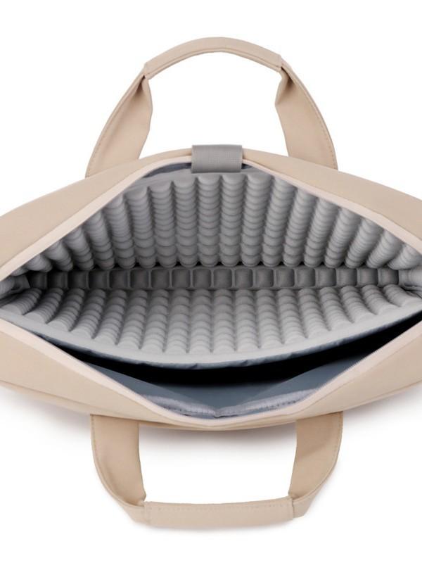 パソコンバッグ レディース メンズ 360度エアバッグ耐衝撃 厚手 ノートパソコンバッグ 13〜18インチ 無地 撥水 オックスフォード布 シンプル 通勤(4)