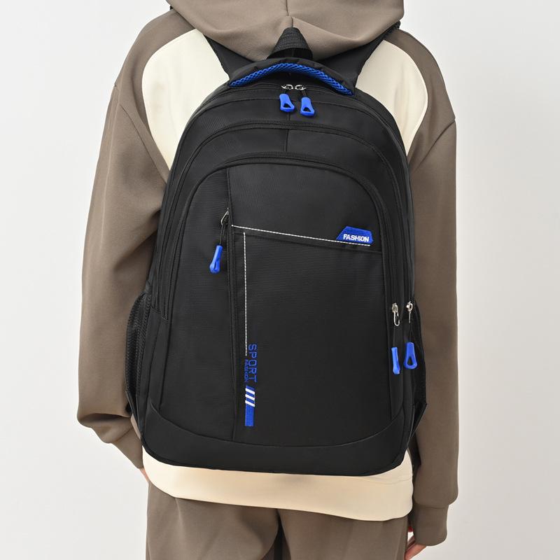 リュックサック 男女兼用 ビジネスバッグ 大容量 旅行 鞄 アウトドア スポーツ 軽量 撥水 ナイロン 黒 ..