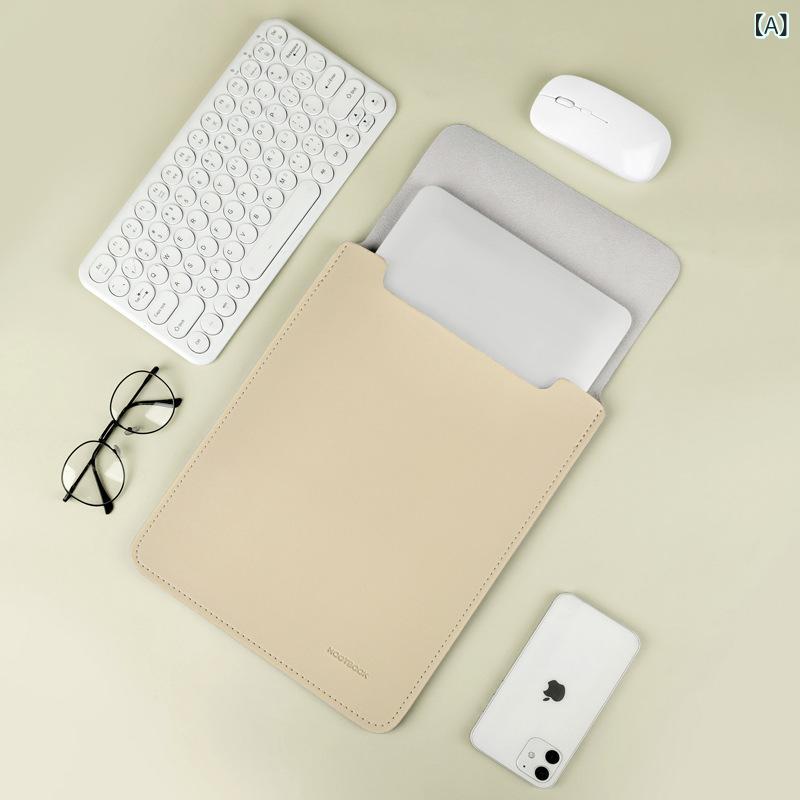 PCバッグ レディース メンズ 撥水 パソコンケース 無地 キナリ オフホワイト ピンク 水色 グレー ダークグリーン 11インチ 12～13インチ 133～14インチ 15～156インチ 16インチ